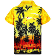 Load image into Gallery viewer, 2019 New Male Hawaiian Shirts Fashion Men's Casual Button Hawaii Print Beach Short Sleeve Quick Dry Top Blouse